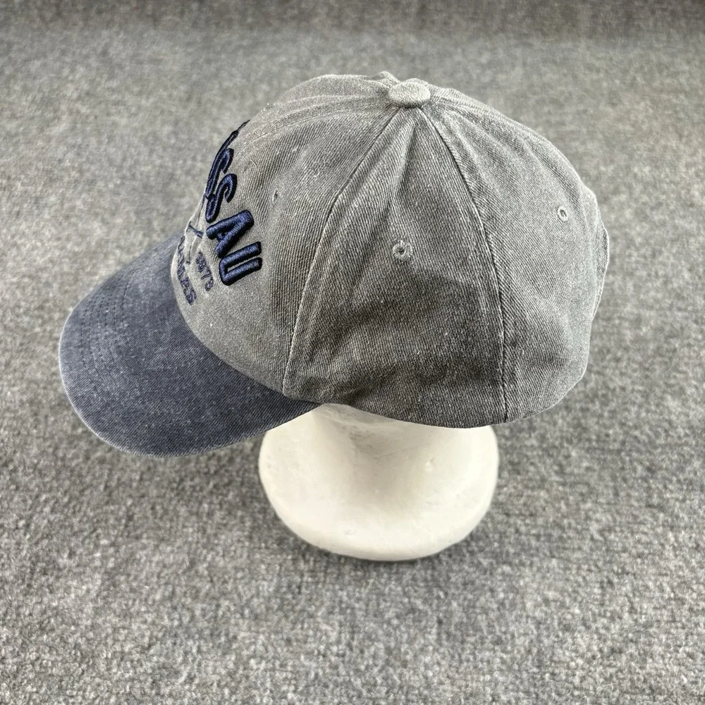 Nassau‎ Bahamas Baseball Cap Gray Blue Strapback Dad Hat Vacation Resort Beach